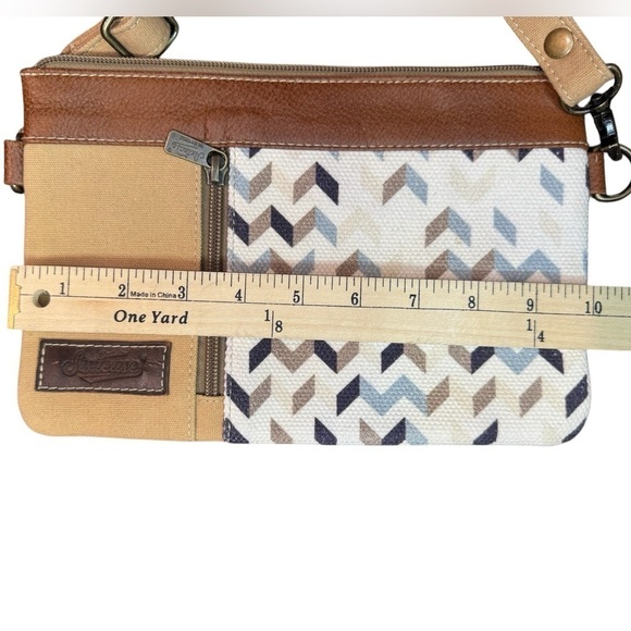 Sixtease Up-cycled Canvas Small and Crossbody Bag - Picture 10 of 10